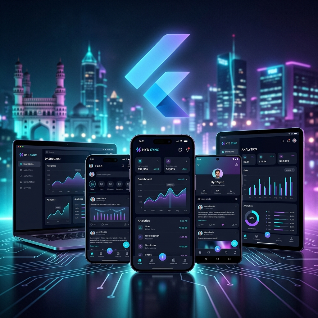 Flutter App Development Company Hyderabad | Cross Platform | Cletto Flutter App Development Company Hyderabad | Cross Platform — Cletto Agency Hyderabad India